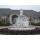 White Marble Water Fountain With Horse Statue